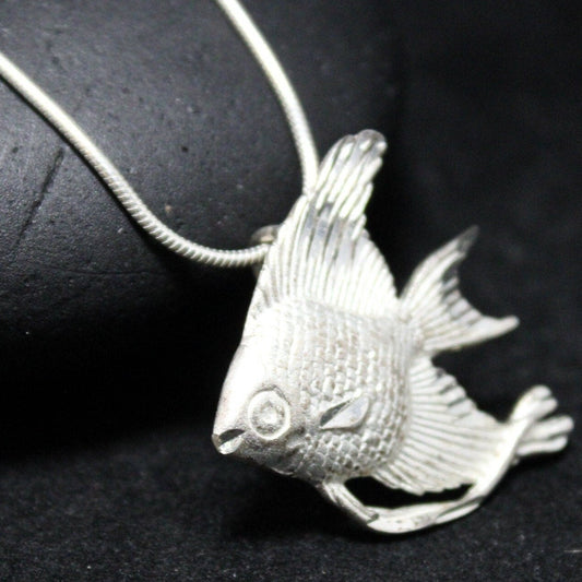 Silver Fish Necklace